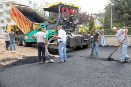 Çorlu'da Altyapısı Tamamlanan Yollar Asfaltlanıyor