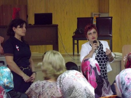 Çorlu'da meme kanseri bilinçlendirme eğitimi