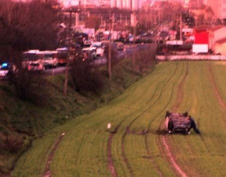 Çorlu'da Trafik Kazası: 1 Yaralı