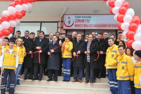 Çorum yeni acil servis istasyonu ve ambulanslarına kavuştu