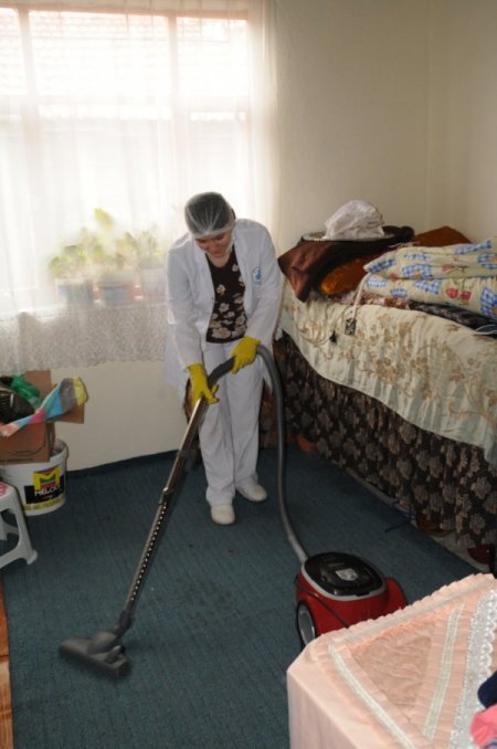 Çorum'da, 65 yaş ve üzeri vatandaşların temizliği belediyeye ait