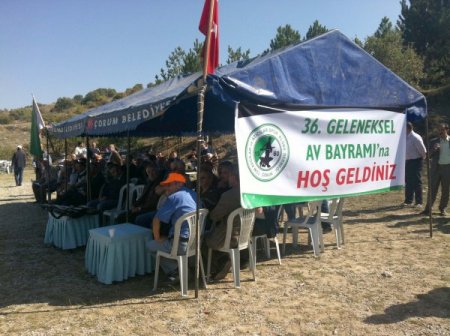 Çorum'da av bayramı coşkuyla kutlandı