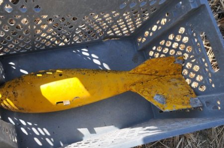 Çorum'da bulunan bomba, eğitim uçağından düşmüş