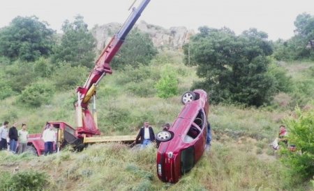 Çorum'da İçinde 5 Lise Öğrencisi Bulunan Otomobil Baraja Uçtu