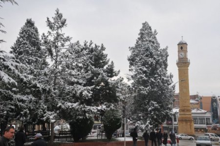 Çorum'da kar yağışı etkili oluyor