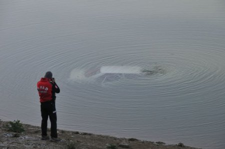 Çorum'da otomobil baraja uçtu