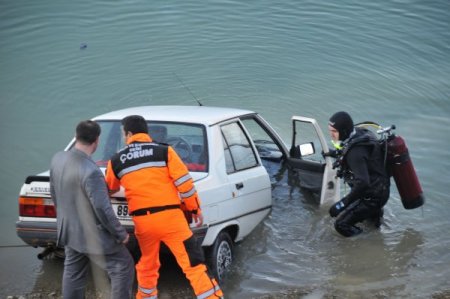 Çorum'da otomobil baraja uçtu