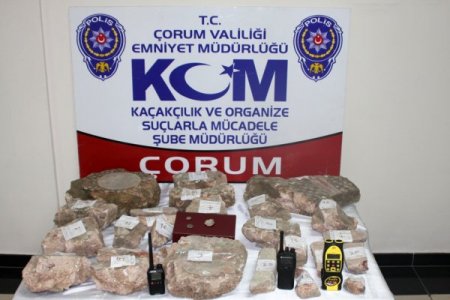 Çorum'da tarihi eser kaçakçılığı