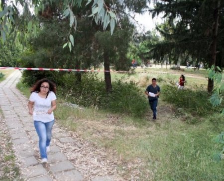 ÇÜ'de oryantiring yarışları düzenlendi