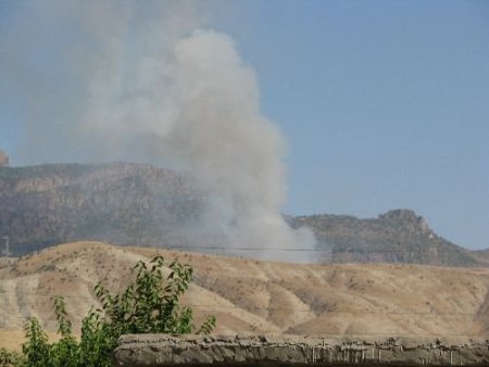 Cudi Dağı'nda Yangın Çıktı