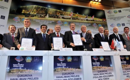 Çukurova Havaalanı Uygulama Sözleşmesi İmza Töreni