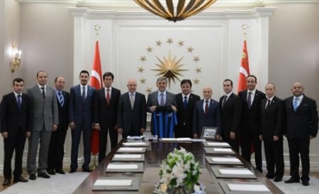 Cumhurbaşkanı Gül, Erciyesspor yönetimini kabul etti