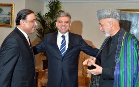 Cumhurbaşkanı Gül, Karzai ve Zerdari onuruna akşam yemeği verdi