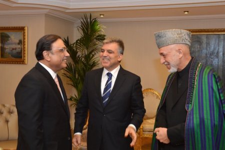 Cumhurbaşkanı Gül, Karzai ve Zerdari onuruna akşam yemeği verdi