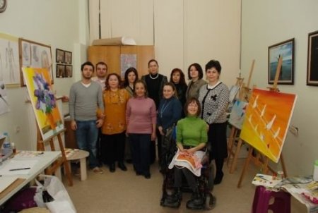 Cumhurbaşkanı Gül, Resmini Çizen Engellileri Unutmadı