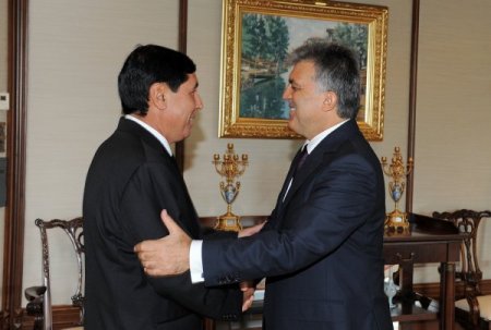 Cumhurbaşkanı Gül Türkmenistanlı Heyeti Kabul Etti