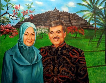 Cumhurbaşkanı Gül’ün Tablosunun Gelirini Açe’deki Türk Okuluna Verecek