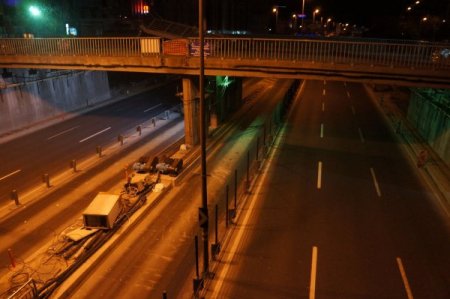 D-100 karayolu 1 saatliğine trafiğe kapatıldı