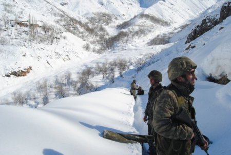 Dağlıca'da Mehmetçik, karda yürüyerek hasta teyzeyi doktora yetiştirdi