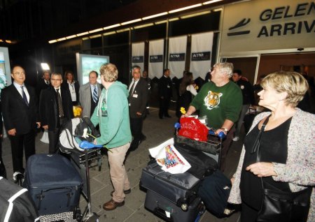 Dalaman'a sezonun ilk turist kafilesi geldi