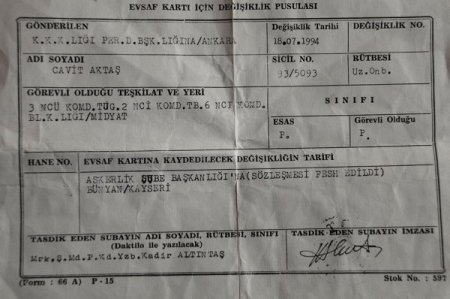 Defalarca çatışmaya giren uzman onbaşı, TSK'da görev yaptığını ispatlayamıyor