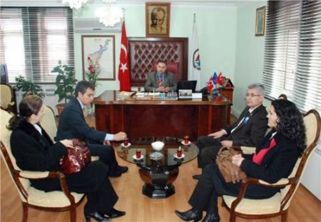 Defterdar Balcı, Başkan Alaydın'ı Ziyaret Etti