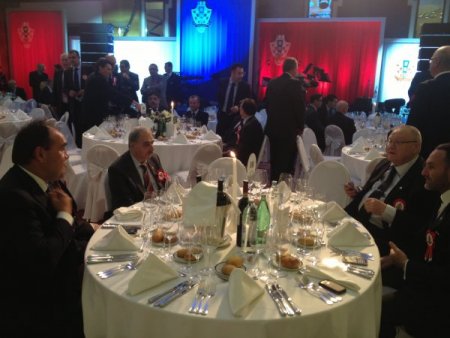 Demirören, Hırvatistan Federasyonu kuruluş yıldönümü törenlerine katıldı