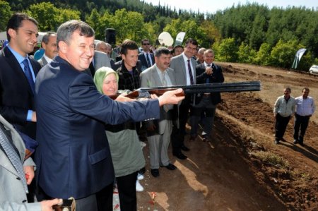 Demirtaş Atıcılık ve Trap Tesisleri'nin temeli atıldı