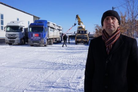 Deniz Feneri, Suriye'ye 48 prefabrik konut gönderdi