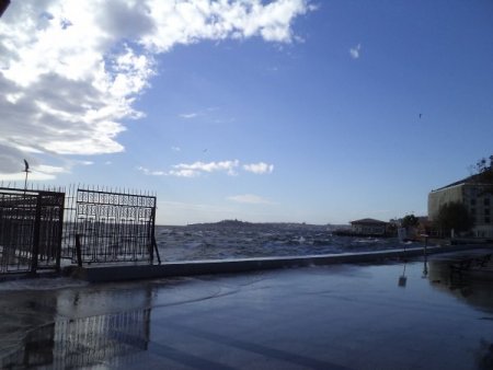 Deniz ulaşımına lodos engeli