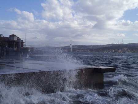 Deniz ulaşımına lodos engeli