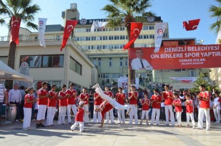 Denizli Belediyesi’nin ücretiz kurslarında 10 bin kişi spor yapacak