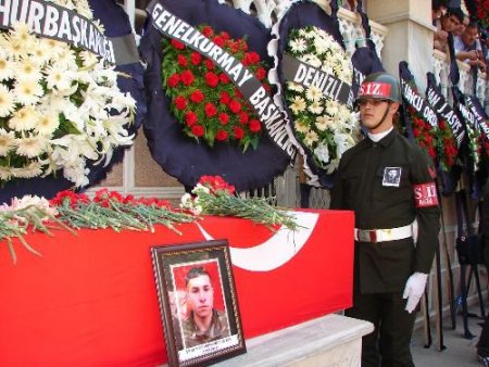 Denizli Şehidini, Son Yolculuğuna Binlerce Vatandaş Uğurladı