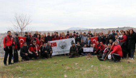 Denizli ve Uşaklı dağcılar tarihî Kral Yolu’nda yürüdü