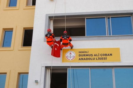 Denizli’de Deprem Tatbikatı Yapıldı