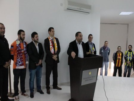 Denktaş'a üç büyük spor kulübünden sergi desteği