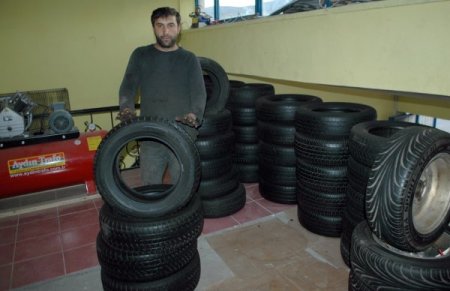 Depolama sorununu lastik emanetçiliği uygulaması ile çözdüler