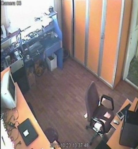 Deprem Anı, Güvenlik Kamerasına Yansıdı