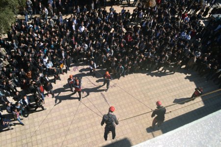 Deprem tatbikatı, gerçeğini aratmadı