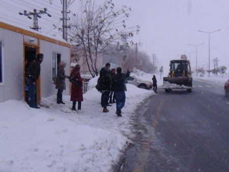 Depremzedeleri soğuktan koruyan konteynerler şimdi Bitlisleri kardan koruyor