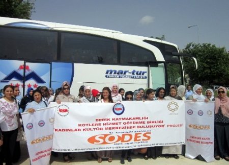 Derikli kadınlar SODES’le Gaziantep’i gezdi