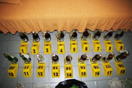 Derik'te 18 Molotofkokteyli Ele Geçirildi