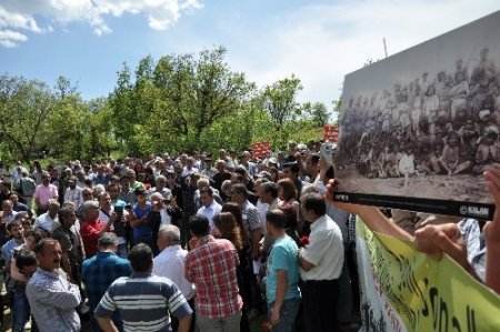 Dersim katliamında hayatını kaybedenlere karanfilli anma