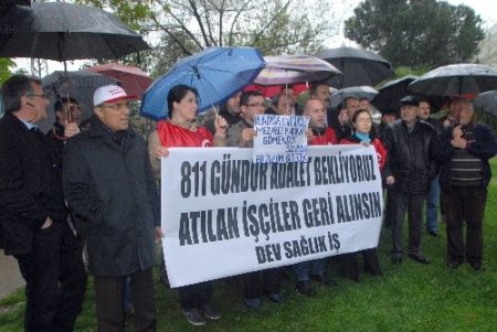 Dev Sağlık İş Sendikası’ndan işe geri iade talebi