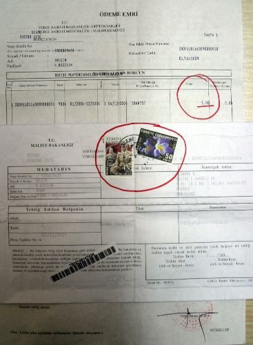 Devlet, 1 Liralık Alacağını, Kağıt Ve Mesai Giderleri Hariç 5 Lira Harcayarak Tahsil Etti