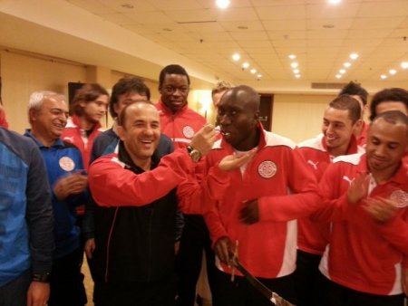 Diarra'ya süpriz doğum günü
