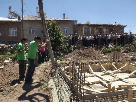 Dikilitaş Köyü Kur’an Kursu'nun temeli atıldı