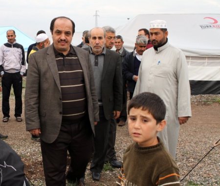 Din görevlileri Suriyeli mültecileri ziyaret etti