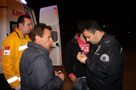 Direksiyon hâkimiyetini kaybeden sürücü takla atarak karşı yöne geçti