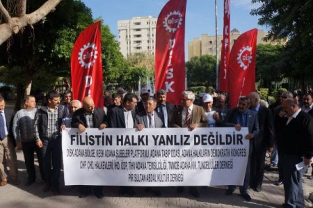 DİSK: Filistin halkının mücadelesi 'terör' olarak nitelendirilemez